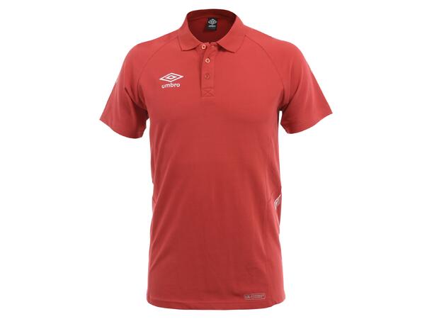 UMBRO UX-1 Polo Pique Röd S Pikétröja i bomull 